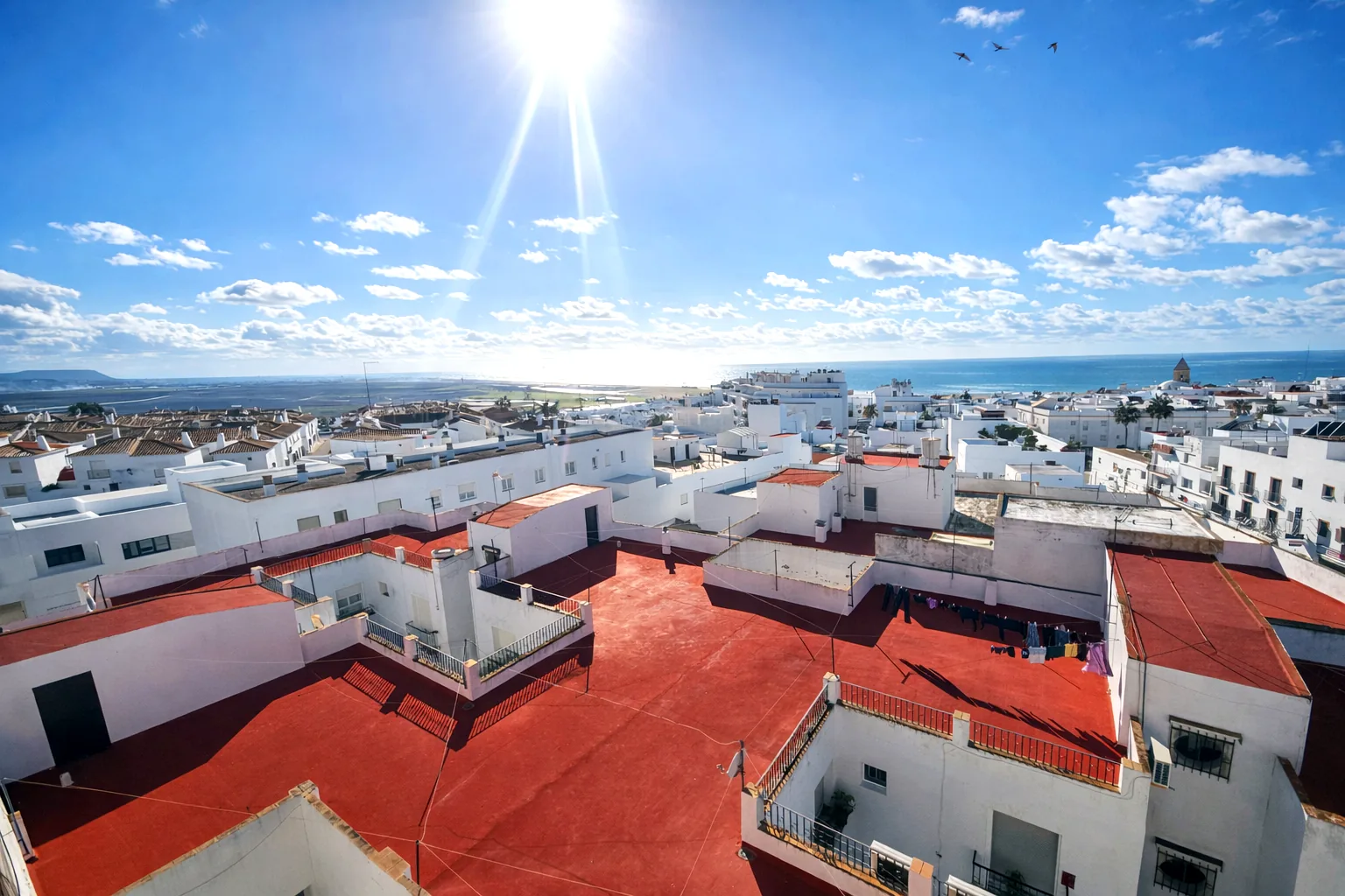 Vistas de Conil de la Frontera desde el Hotel San Vicente